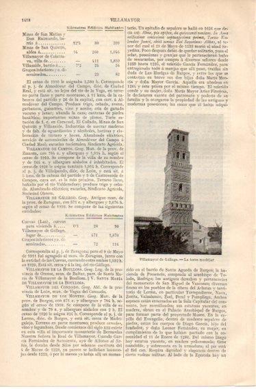 LAMINA V32577: Torre mudejar en Villamayor de Gallego