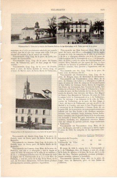 LAMINA V32576: Plaza y Ayuntamiento de Villamartin