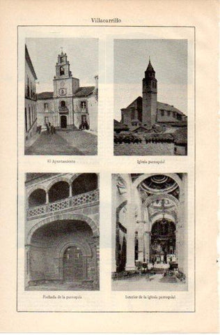 LAMINA V32558: Ayuntamiento e iglesia en Villacarrillo, Jaen