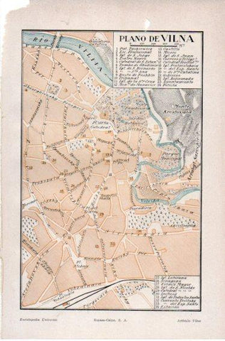 LAMINA V32559: Plano de Vilna