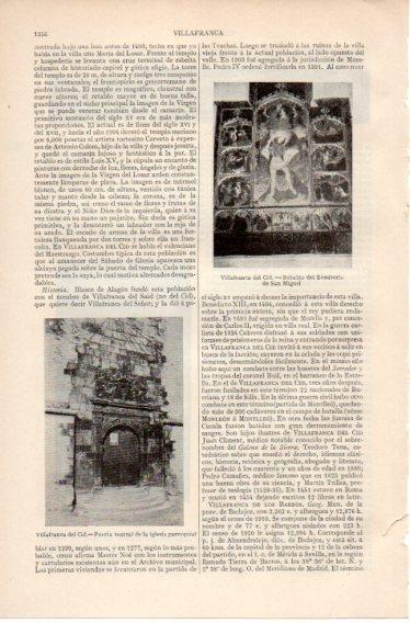 LAMINA V32562: Iglesia parroquial de Villafranca del Cid