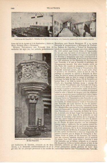 LAMINA V32564: Catedra y cueva de la Estacion enologica en Villafranca del Panades