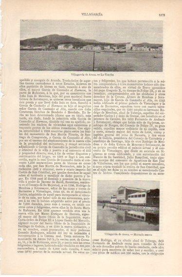 LAMINA V32568: la Concha y Mercado en Villagarcia de Arosa