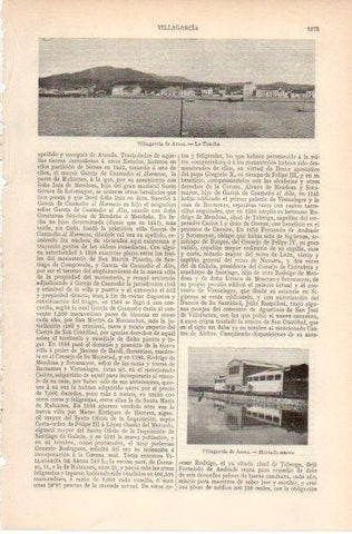 LAMINA V32568: la Concha y Mercado en Villagarcia de Arosa