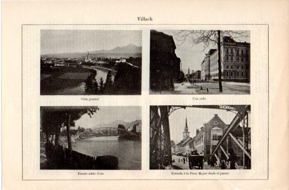LAMINA V32610: Vistas de Villach