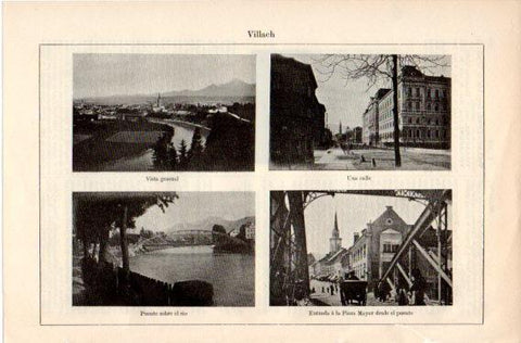 LAMINA V32610: Vistas de Villach