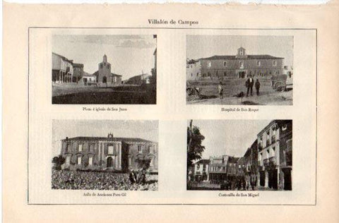 LAMINA V32613: Edificios en Villalon de Campos