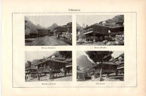 LAMINA V32614: Horreos en Villanueva