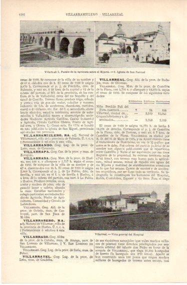 LAMINA V32592: Puente, iglesia y hospital en Villarreal