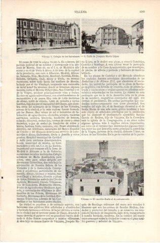LAMINA V32606: Colegio, calle Joaquin Maria Lopez y Castillo en Villena