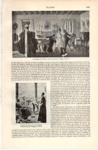 LAMINA V32604: El barbero de Sevilla por J. Villegas Cordero