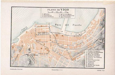 LAMINA V32515: Plano de Vigo