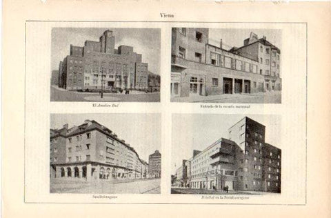 LAMINA V32511: Edificios en Viena