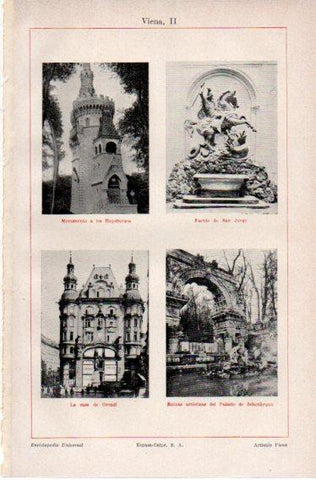 LAMINA V32485: Monumentos en Viena