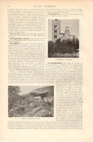 LAMINA V32498: Iglesia de Vilabertran, Gerona