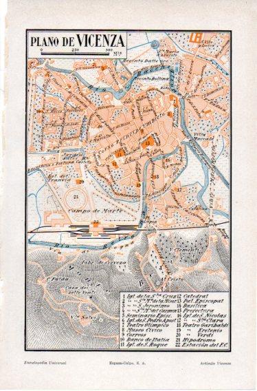 LAMINA V32518: Plano de Vicenza