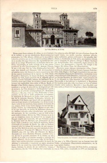 LAMINA V32540: Villa Medicis en Roma