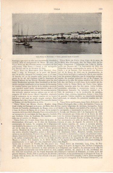LAMINA V32545: Vista de Villa Nova de Portimao