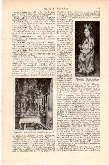 LAMINA V32525: Altar del Rosario y virgen en iglesia de Vilaplana