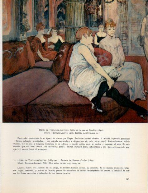 LAMINA V33061: Salon de la Rue de Moulins por Tolouse-Lautrec