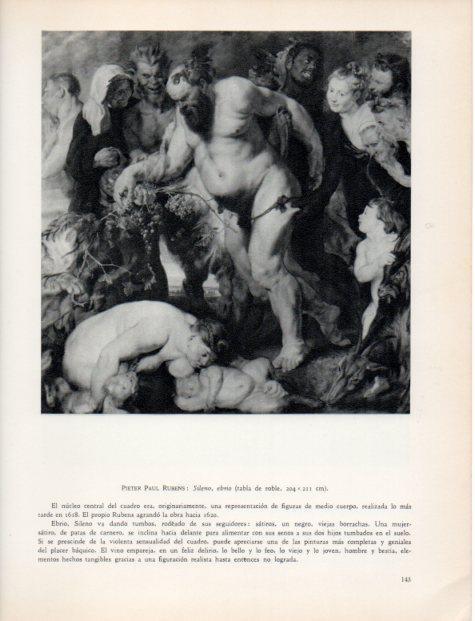 LAMINA V33045: Sileno ebrio por Rubens