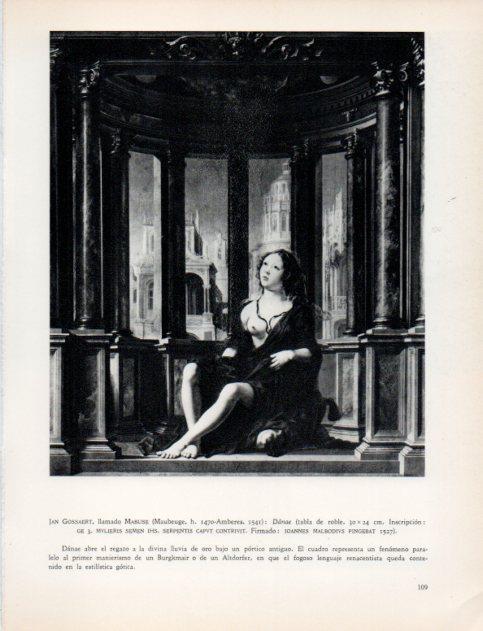 LAMINA V33028: Danae por Jan Gossaert o Mabuse