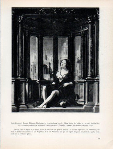 LAMINA V33028: Danae por Jan Gossaert o Mabuse