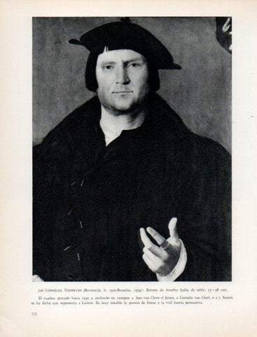 LAMINA V33029: Retrato de hombre por Jan Vermeyen