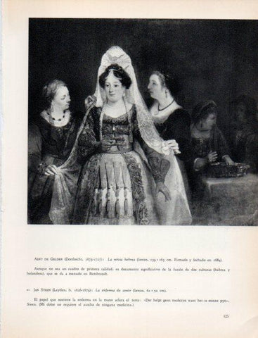 LAMINA V33036: La novia hebrea por Aert de Gelder