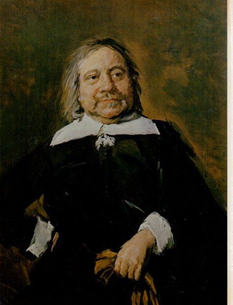 LAMINA V33041: Retrato de Willen Croes por Frans Hals