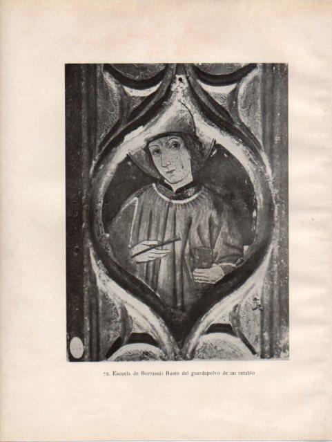 LAMINA V33103: Busto del guardapolvo de un retablo, Escuela de Borrassa