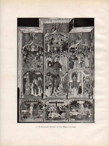 LAMINA V33107: Retablo de San Miguel Arcangel