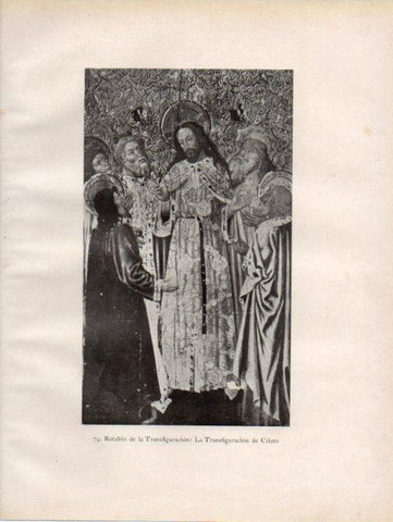 LAMINA V33108: La Transfiguracion de Cristo, Catedral de Barcelona