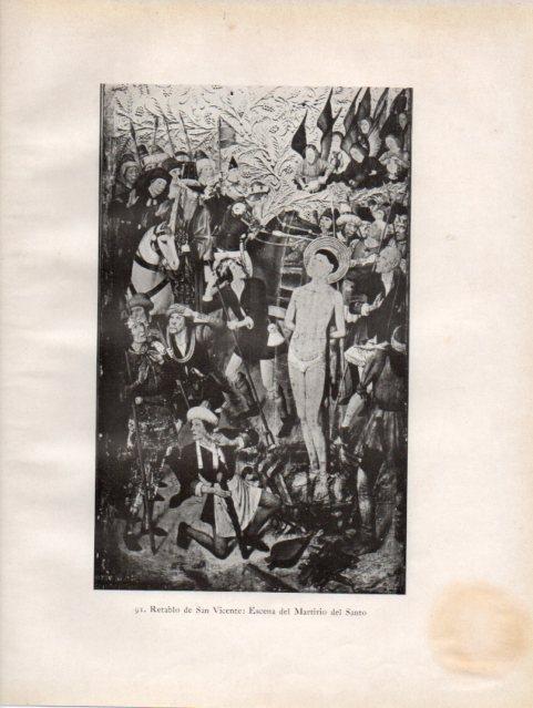 LAMINA V33115: Martirio del Santo, Retablo de San Vicente de Sarria
