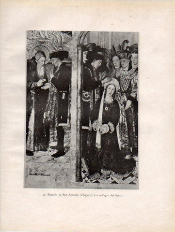 LAMINA V33117: Un milagro del Santo, Retablo de San Antonio