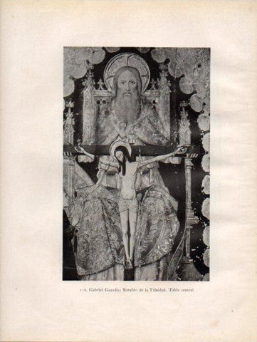 LAMINA V33120: Retablo de la Trinidad por Gabriel Guardia