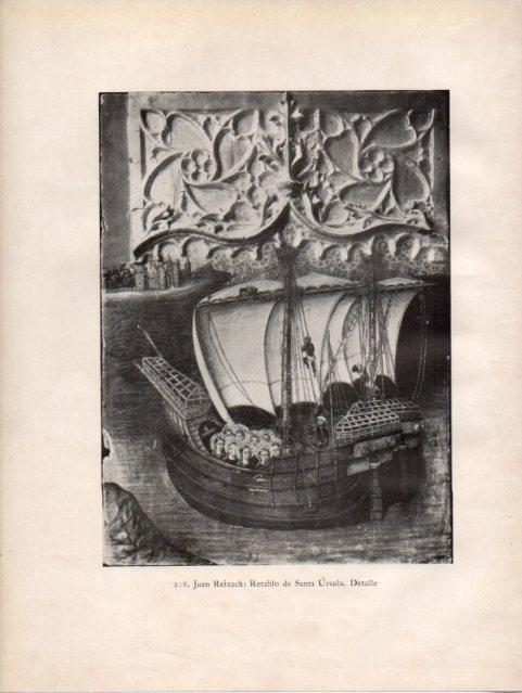 LAMINA V33123: Retablo de Santa Ursula por Juan Reixach