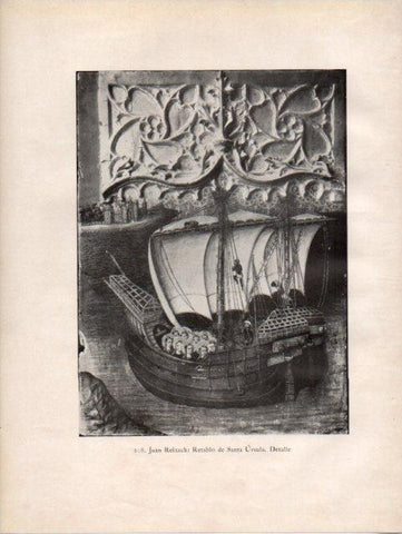 LAMINA V33123: Retablo de Santa Ursula por Juan Reixach