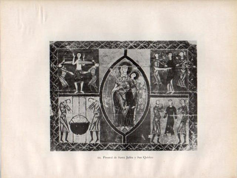 LAMINA V33075: Frontal de Santa Julita y San Quirico, Museo Municipal de Barcelona