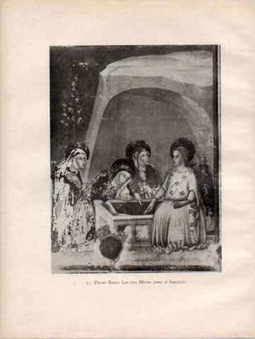 LAMINA V33080: Las tres Marias junto al Sepulcro, Santa Maria de Pedralbes