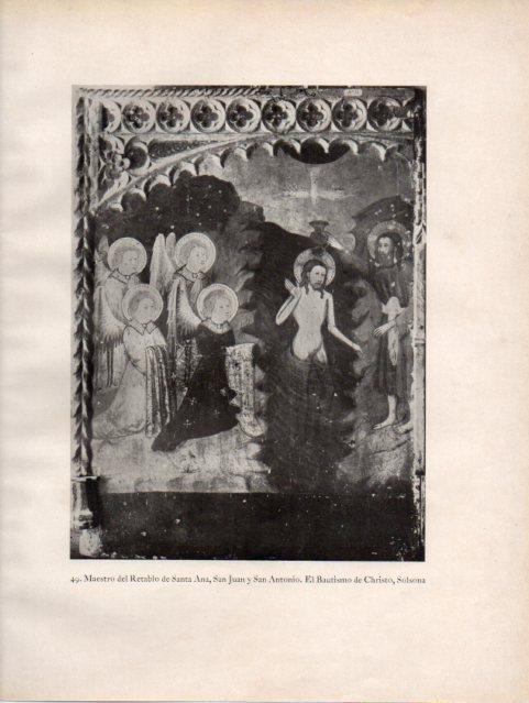 LAMINA V33091: El Bautismo de Christo, Maestro del retablo de Santa Ana