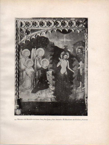 LAMINA V33091: El Bautismo de Christo, Maestro del retablo de Santa Ana