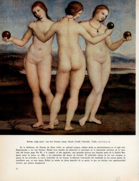 LAMINA V32942: Las Tres Gracias por Rafael