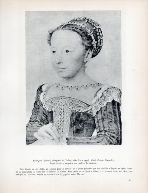 LAMINA V32948: Margarita de Valois por François Clouet