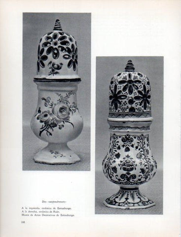 LAMINA V32953: Dos saupoudreuses ceramicas