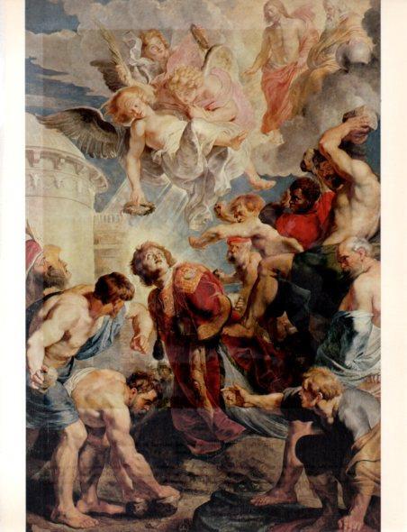 LAMINA V32956: Martirio de San Esteban por Rubens
