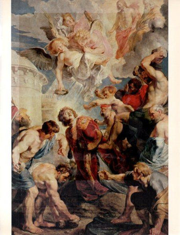 LAMINA V32956: Martirio de San Esteban por Rubens