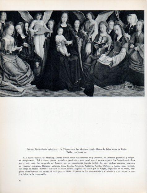 LAMINA V32934: La Virgen entre las virgenes por Gerard David