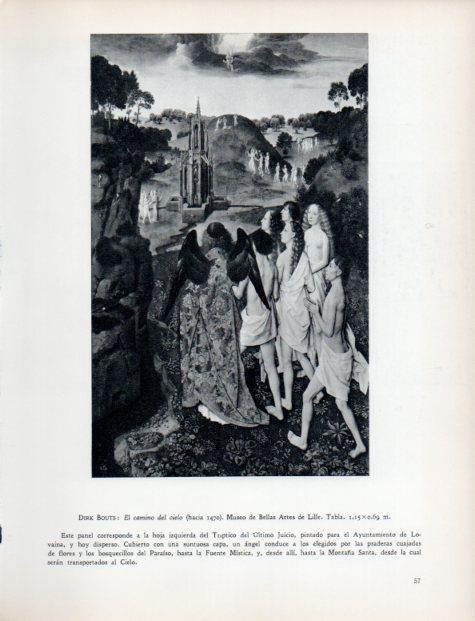 LAMINA V32933: El camino del cielo por Dirk Bouts