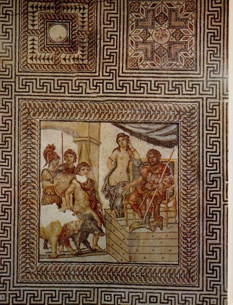 LAMINA V32914: Las bodas de Admeto mosaico
